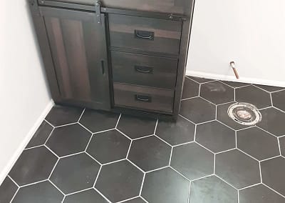 Red's Remodeling & Handyman - Casita Bathroom Remodel, Including New Flooring and A New Vanity