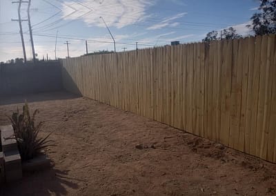 Yard Fence Built by Red's